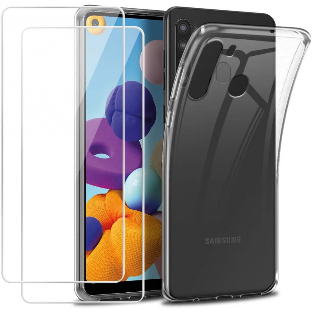 Θήκη Σιλικόνης Slim Fit Για Samsung Galaxy A21 –Διάφανο Θήκες Smartphone