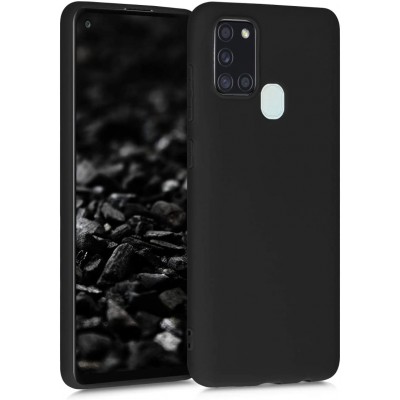 Θήκη Samsung Galaxy A21s Σιλικόνης Soft Liquid Tpu -Black
