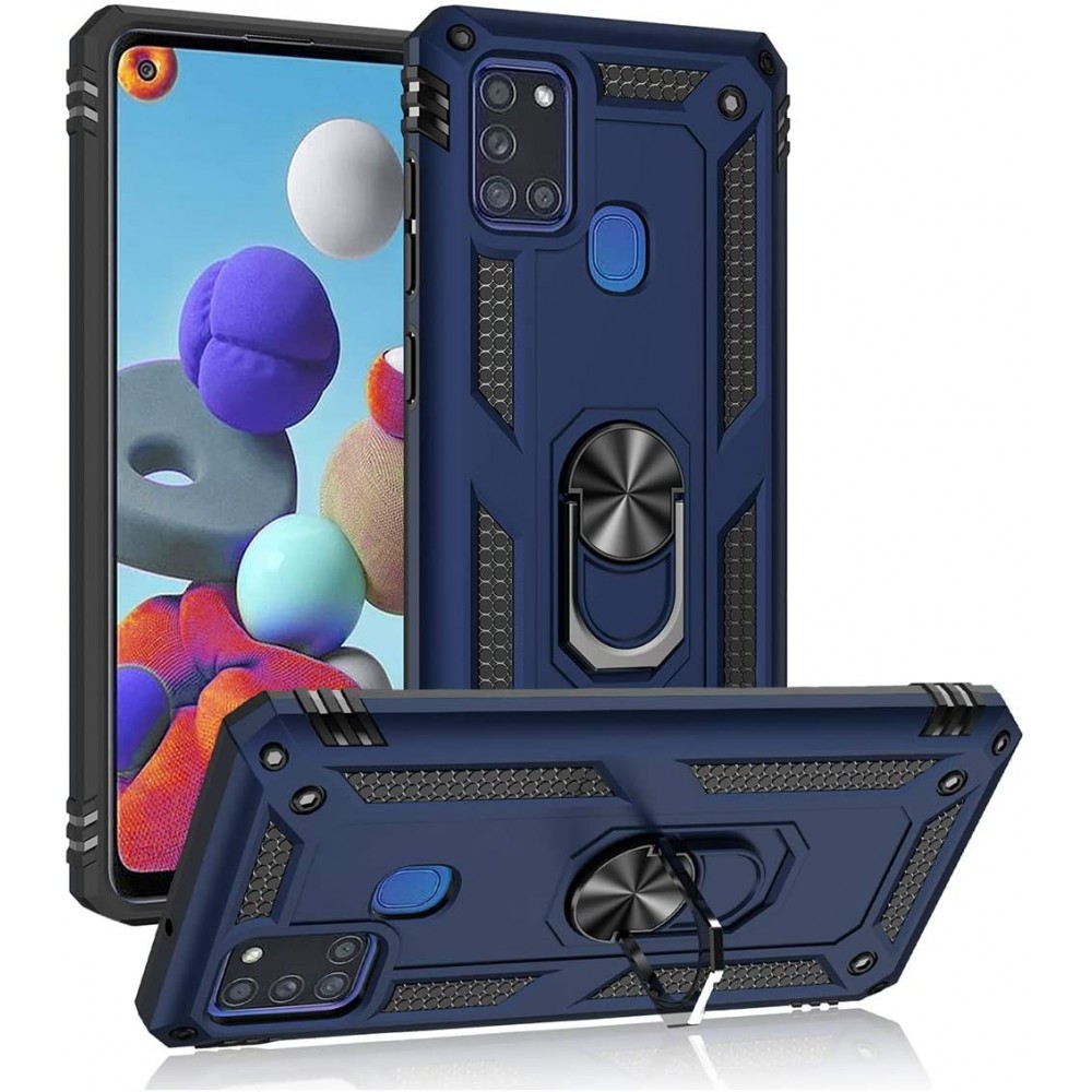 Θήκη Samsung Galaxy A21s Rugged Armor Cover -Σκούρο Μπλε Θήκες Smartphone