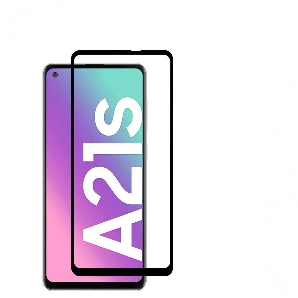Samsung Galaxy A21s 3D Full Face Προστατευτικό Οθόνης Αντιχαρακτικό Γυαλί –Μαύρο Προστασία οθόνης