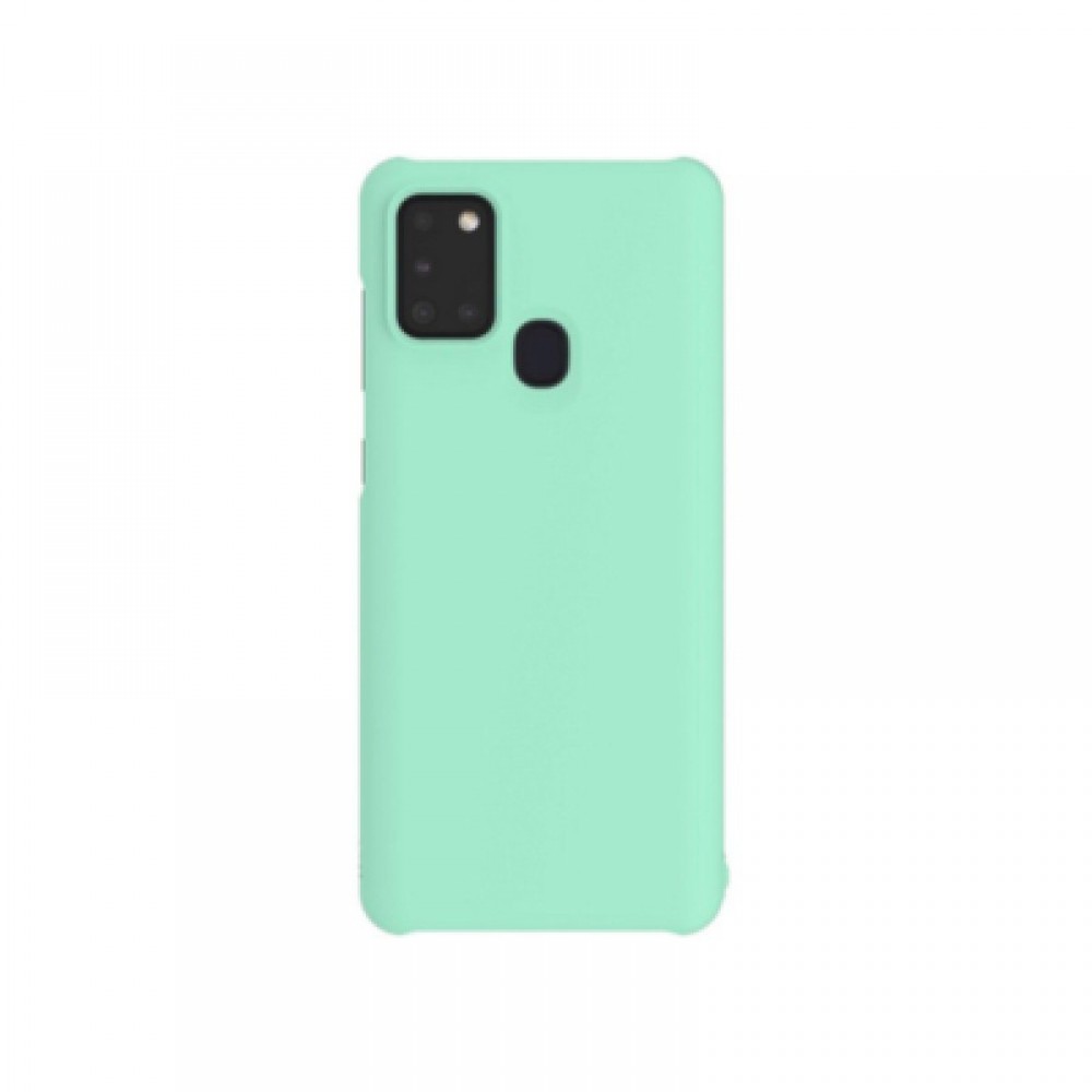 Samsung Galaxy A21s Θήκη 360 protection front and back full body- Διάφανη / Τιρκουάζ Θήκες Smartphone