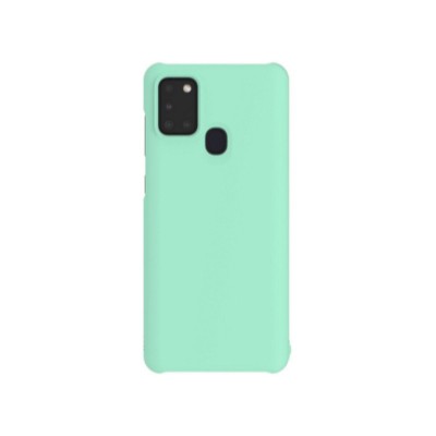 Samsung Galaxy A21s Θήκη 360 protection front and back full body- Διάφανη / Τιρκουάζ