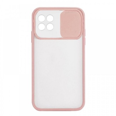Θήκη Samsung Galaxy A22 4G Clear Case with Slide Camera Cover Protection -Nude
