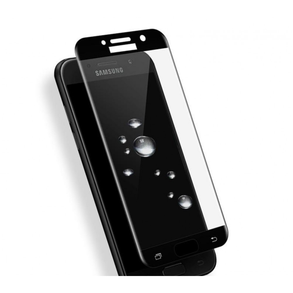 Samsung Galaxy A3 2017 3D Full Face Προστατευτικό Οθόνης Αντιχαρακτικό Γυαλί –Μαύρο Προστασία οθόνης