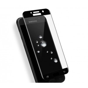Samsung Galaxy A3 2017 3D Full Face Προστατευτικό Οθόνης Αντιχαρακτικό Γυαλί –Μαύρο Προστασία οθόνης