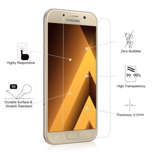 Αντιχαρακτικό Tempered Glass Για Samsung Galaxy A3 2017 – Screen Protector Προστατευτικό Οθόνης Προστασία οθόνης