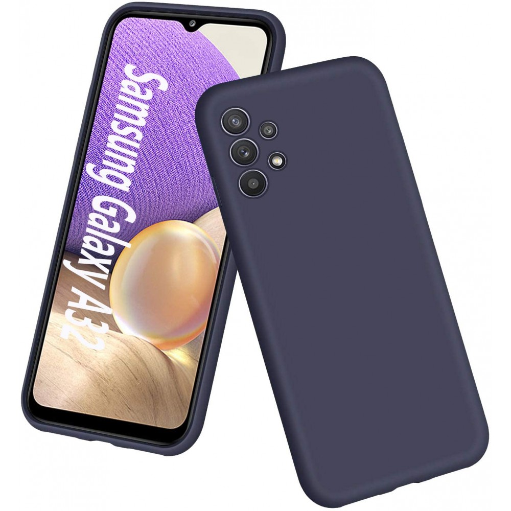 Θήκη Σιλικόνης Slim Fit Για Samsung Galaxy A32 4G –Μπλε Θήκες Smartphone