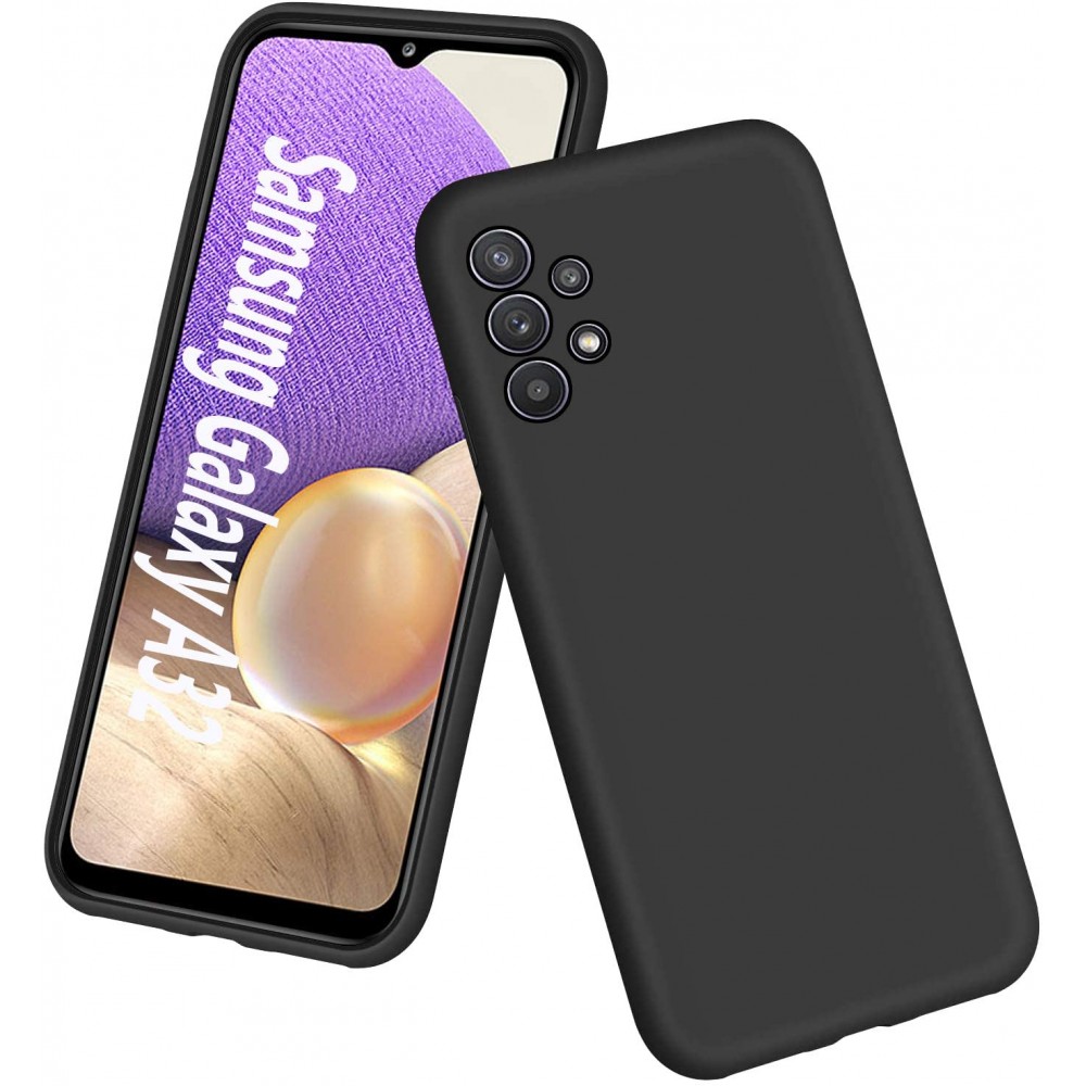 Θήκη Σιλικόνης Slim Fit Για Samsung Galaxy A32 4G –Μαύρο Θήκες Smartphone