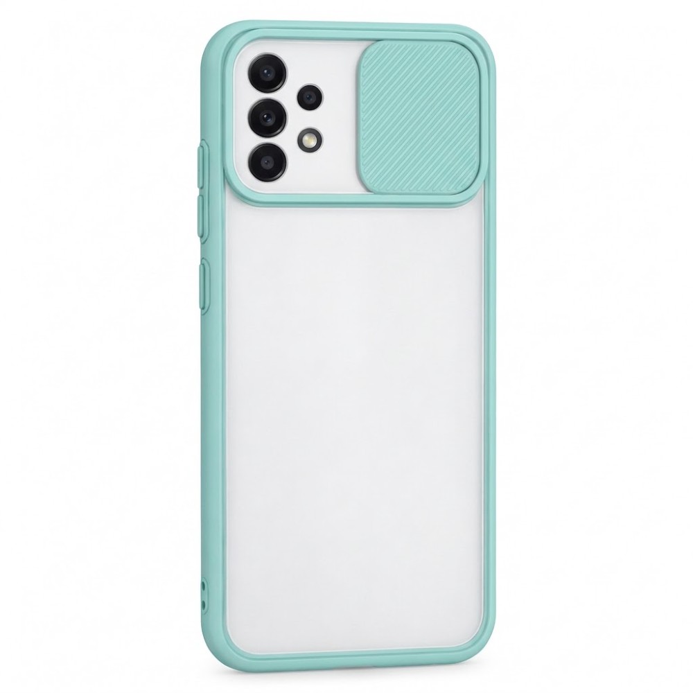 Θήκη Samsung Galaxy A32 4G Lens Back Cover- Τιρκουάζ Θήκες Galaxy A32 4G