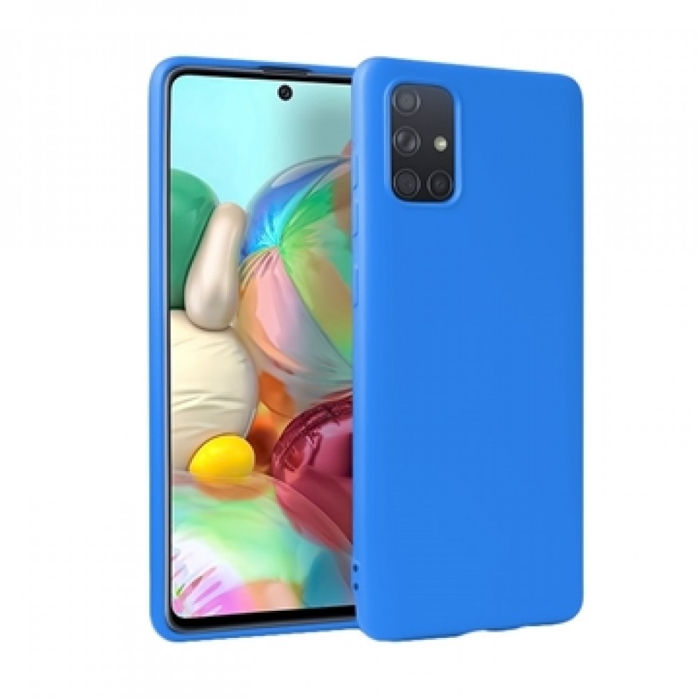 Θήκη Σιλικόνης Slim Fit Για Samsung Galaxy A41 –Μπλε Θήκες Smartphone