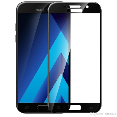 Samsung Galaxy A5 2017 Full Face Curved 3D Αντιχαρακτικό Γυαλί 9H Tempered Glass-Μαύρο
