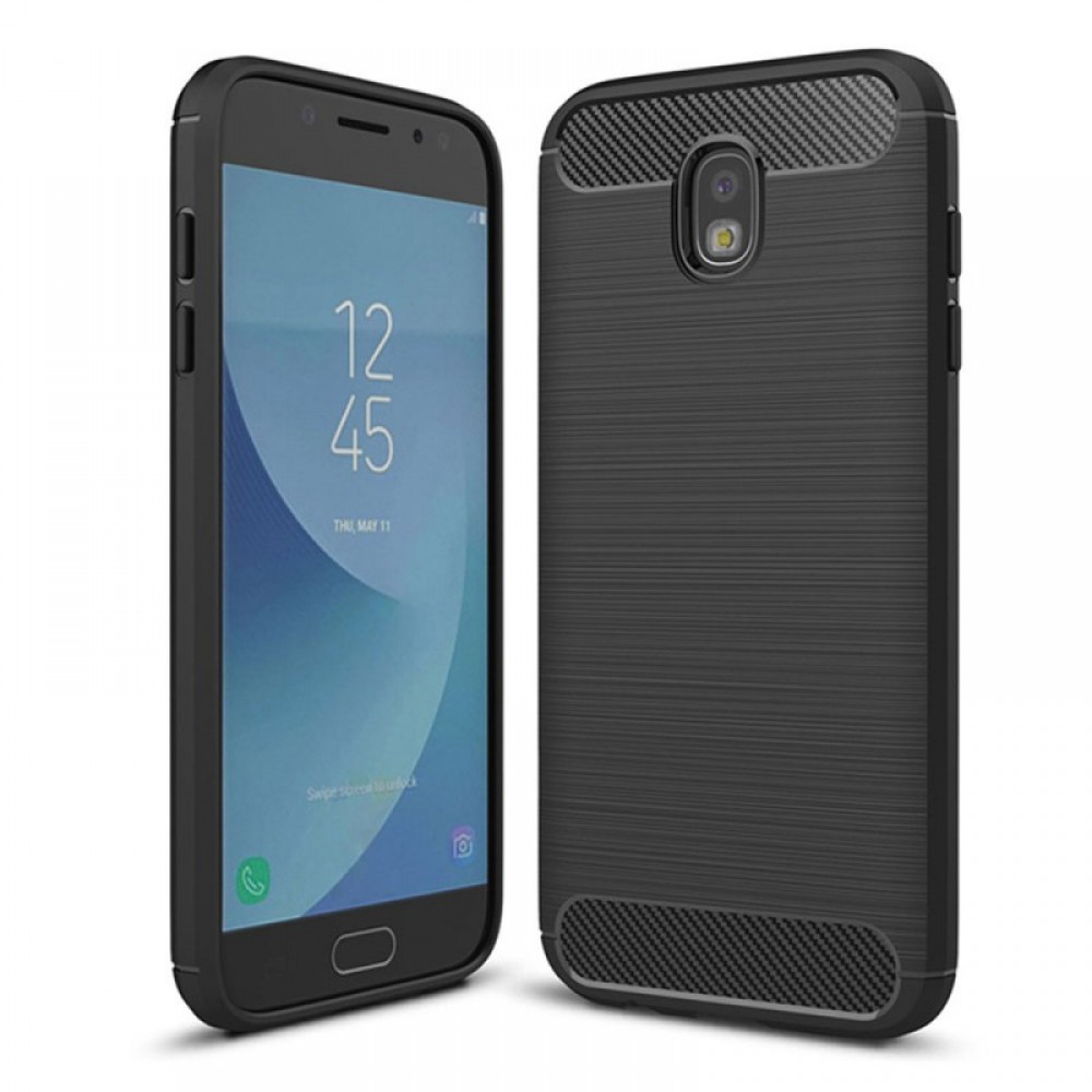 Θήκη Σιλικόνης Carbon Look Για Samsung Galaxy J5 2017 –Μαύρο Θήκες Smartphone