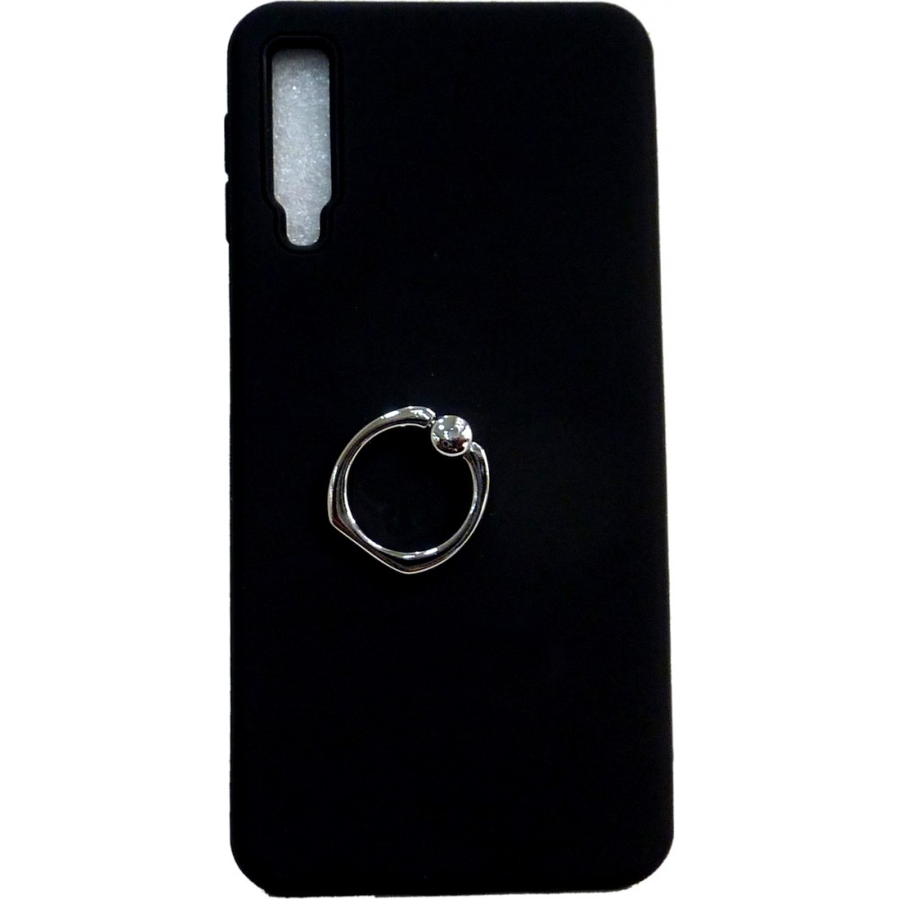 Θήκη Samsung Galaxy A70 από σκληρό πολυανθρακικό πλαστικό (PC) με stand  -Black Θήκες Smartphone