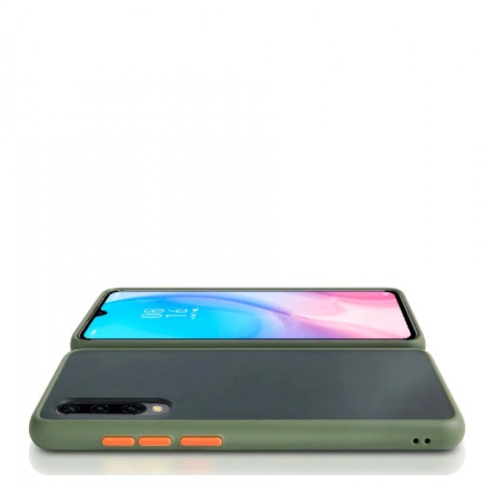 Θήκη Samsung Galaxy A50 / A30s / A50s Translucent Matte Case Shockproof Protective -Army Green Θήκες Smartphone