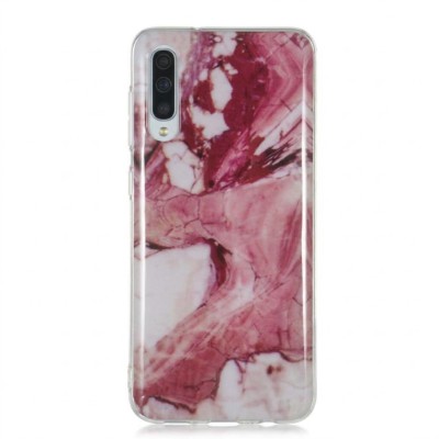 Θήκη Samsung Galaxy A50 / A30s / A50s Slim Fit TPU Case Θήκη Σιλικόνης Marble Pink