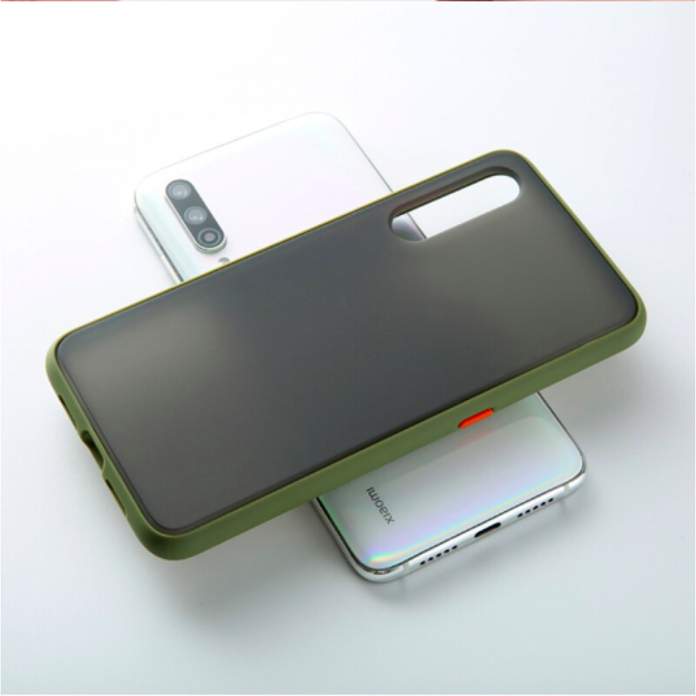 Θήκη Samsung Galaxy A50 / A30s / A50s Translucent Matte Case Shockproof Protective -Army Green Θήκες Smartphone