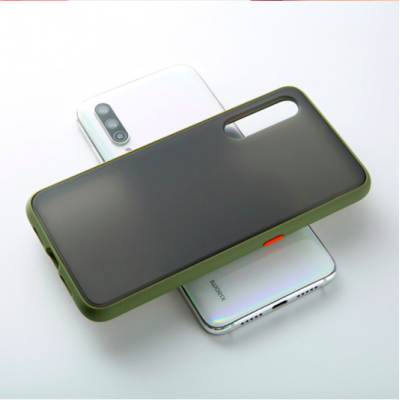 Θήκη Samsung Galaxy A50 / A30s / A50s Translucent Matte Case Shockproof Protective -Army Green
