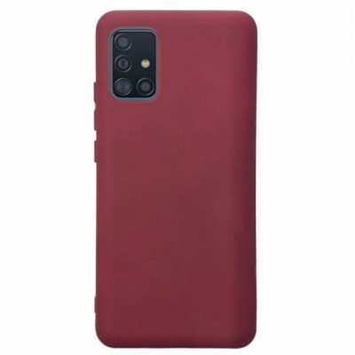 Θήκη Σιλικόνης Slim Fit Για Samsung Galaxy A51 –Μπορντό