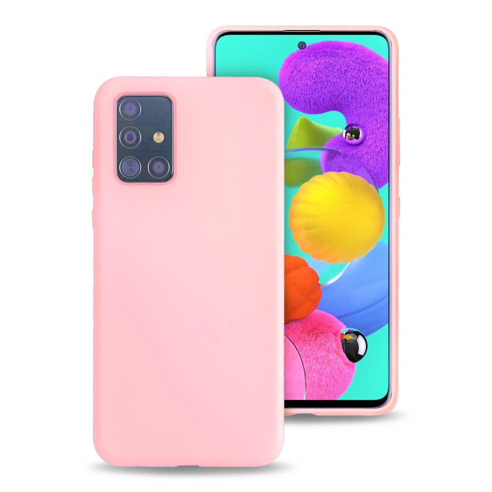 Θήκη Σιλικόνης Slim Fit Για Samsung Galaxy A51 –'Εντονο Ροζ Θήκες Smartphone