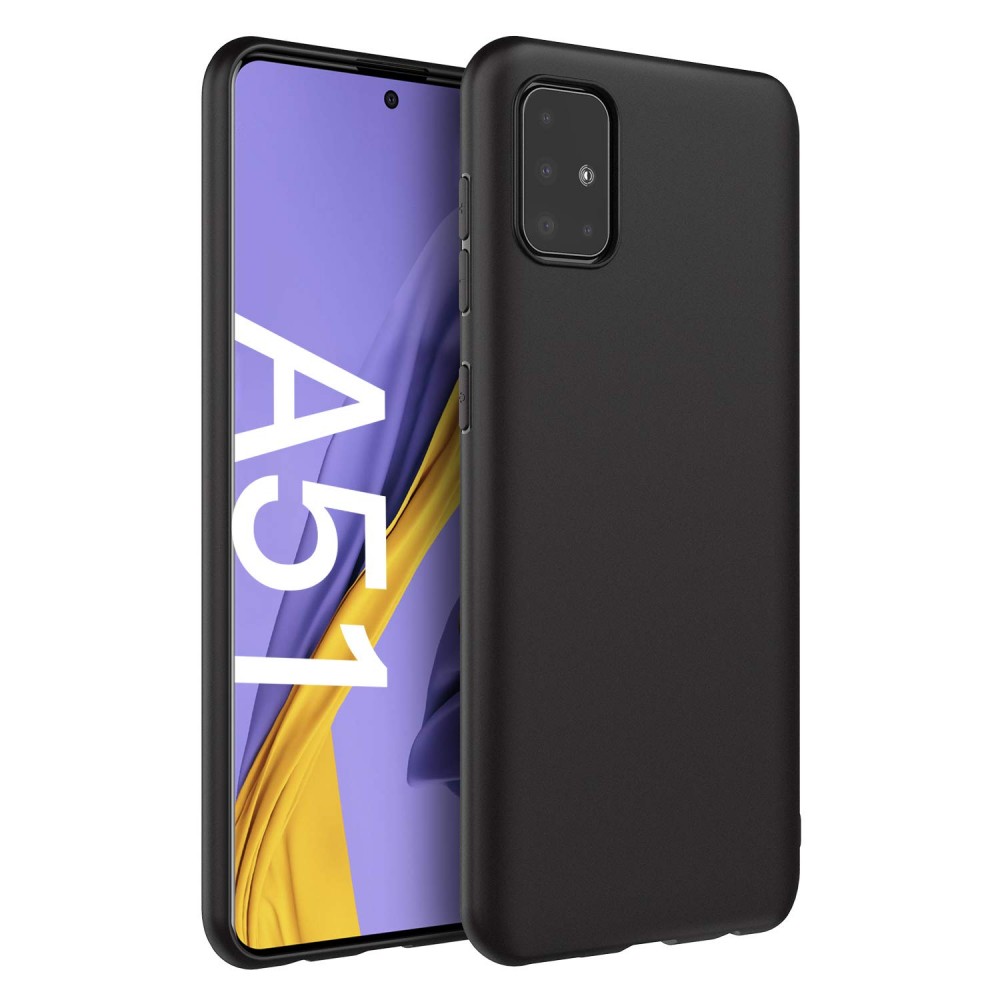 Θήκη Σιλικόνης Slim Fit Για Samsung Galaxy A51 –Μαύρο Θήκες Smartphone
