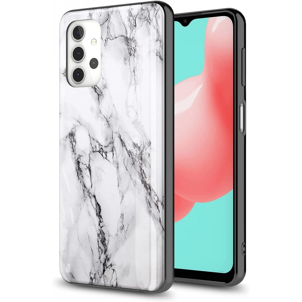 Θήκη Samsung Galaxy A51 Hard Back Cover Marble White Θήκες Smartphone