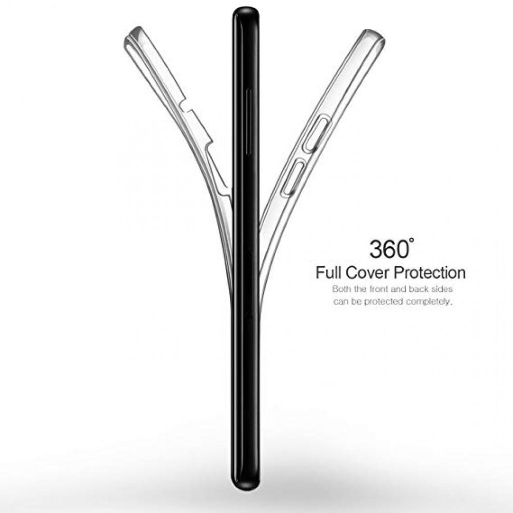 Samsung Galaxy J8 2018 Θήκη 360 protection front and back full body- Διάφανη Θήκες Smartphone