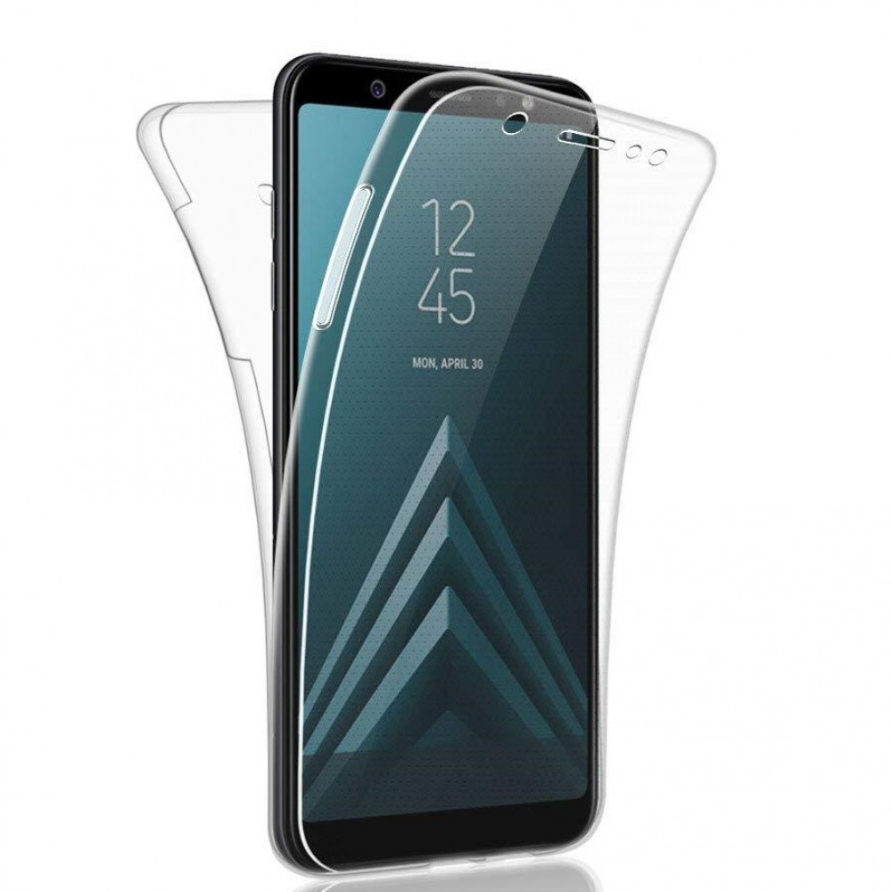 Samsung Galaxy J8 2018 Θήκη 360 protection front and back full body- Διάφανη Θήκες Smartphone