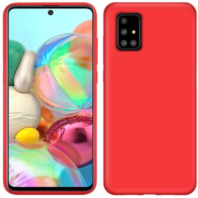 Θήκη Σιλικόνης Για Samsung Galaxy A71 Soft Case 2.0mm –Κόκκινο