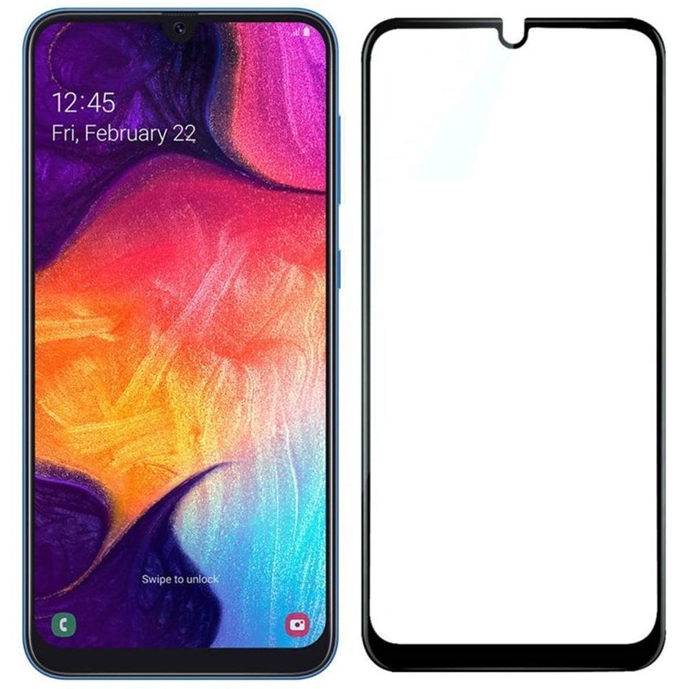 Samsung Galaxy A10 3D Full Face Προστατευτικό Οθόνης Αντιχαρακτικό Γυαλί –Μαύρο Προστασία οθόνης