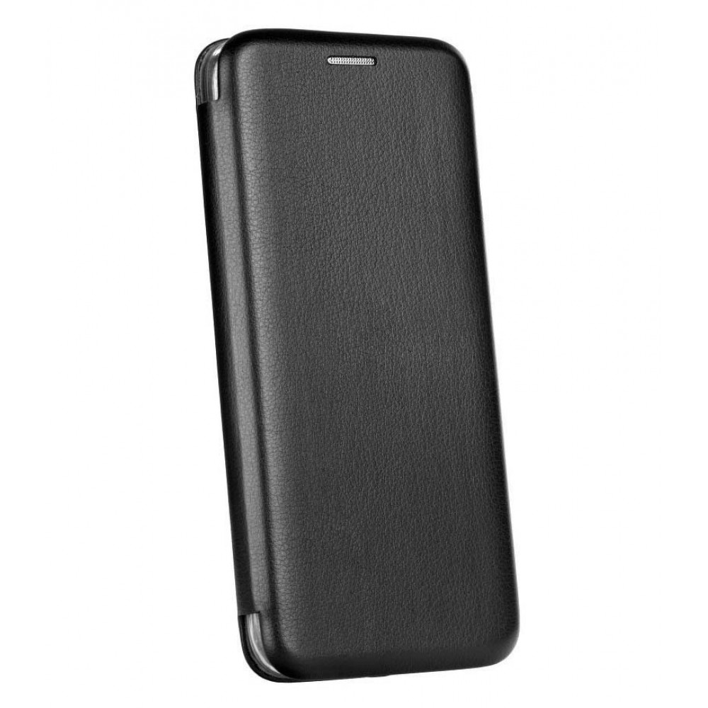 Θήκη Samsung Galaxy S10 Soft TPU&PU Leather Flip Βιβλίο Smart Magnet Elegance -Μαύρο Θήκες Smartphone