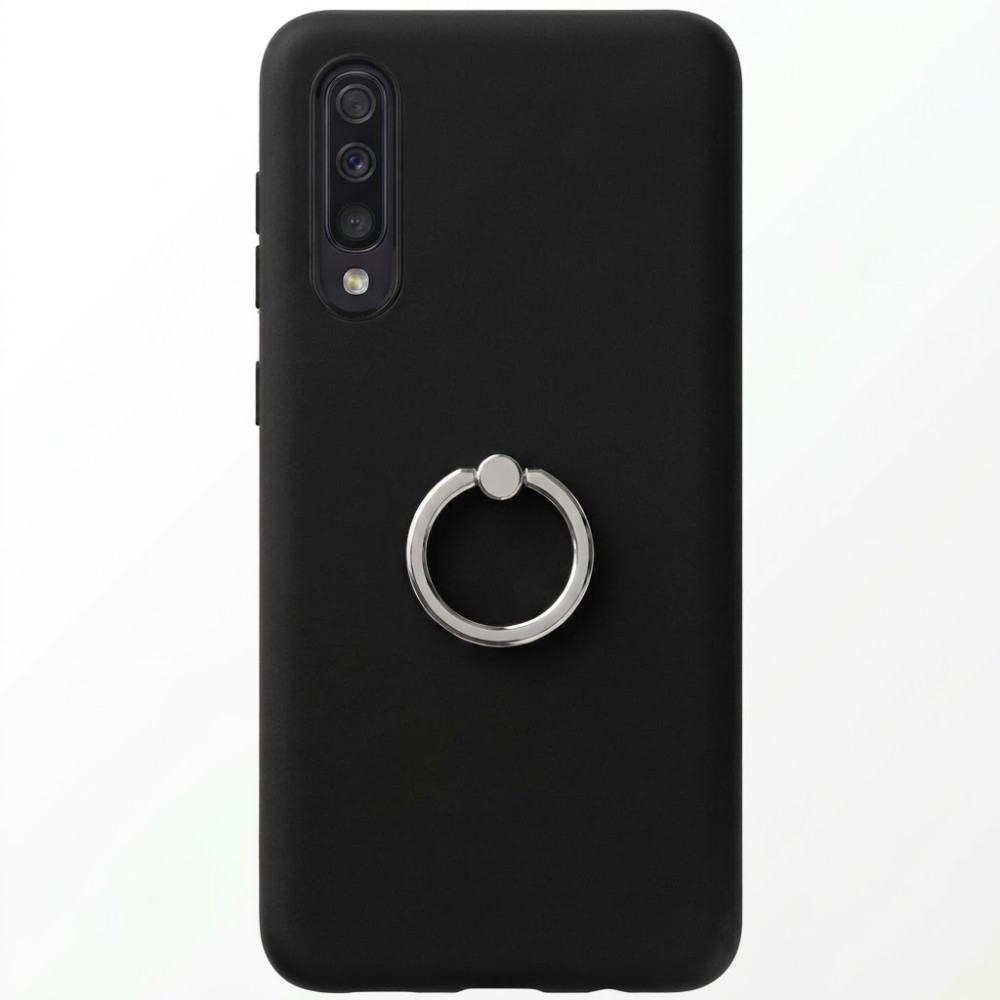 Θήκη Samsung Galaxy A70 από σκληρό πολυανθρακικό πλαστικό (PC) με stand  -Black Θήκες Smartphone