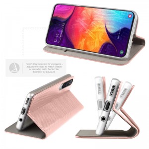Θήκη Πορτοφόλι Book Case Για Xiaomi Mi 9 SE με Stand –Ροζ Χρυσό Θήκες Smartphone