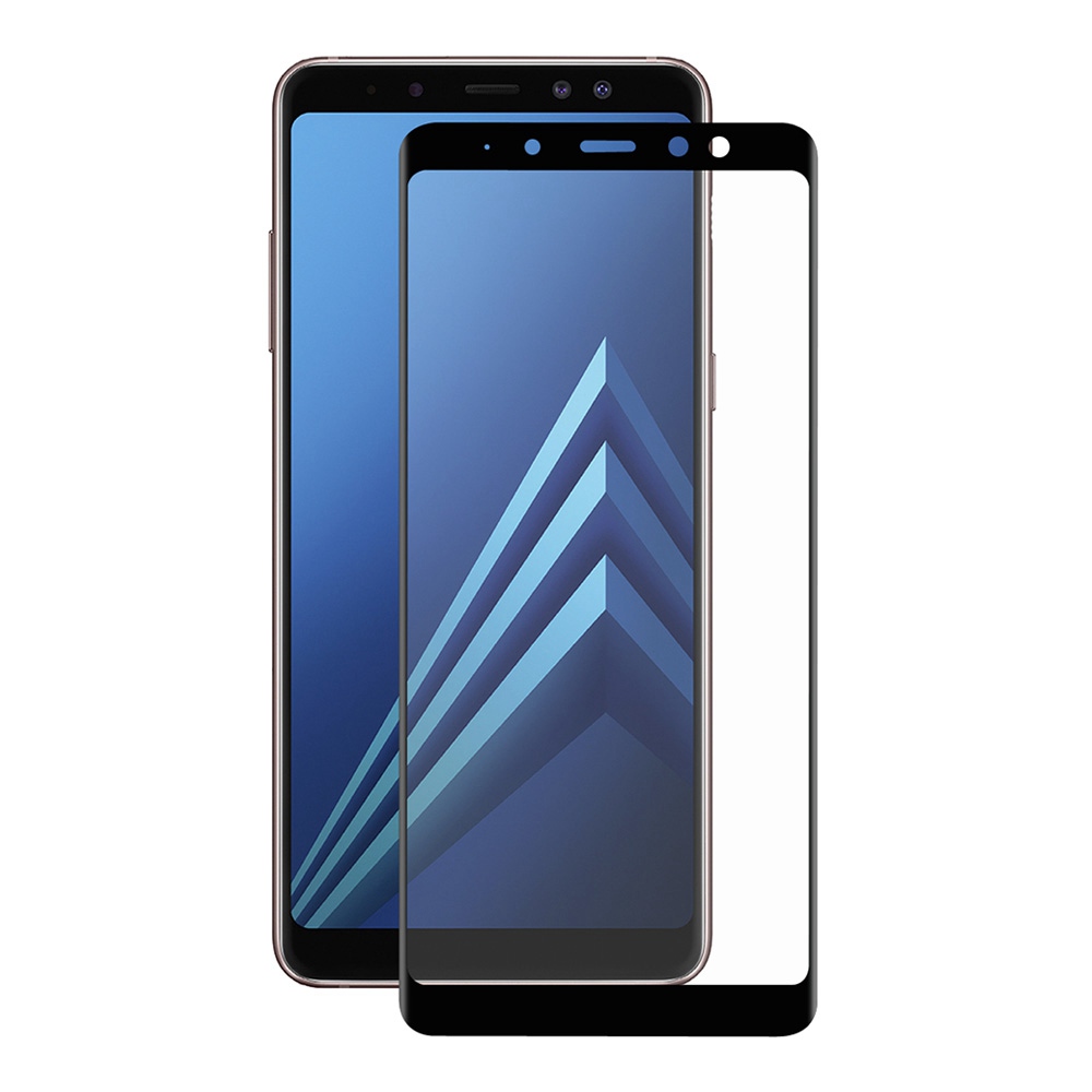 Samsung Galaxy A8 Plus 2018 3D Full Face Προστατευτικό Οθόνης Αντιχαρακτικό Γυαλί –Μαύρο Προστασία οθόνης
