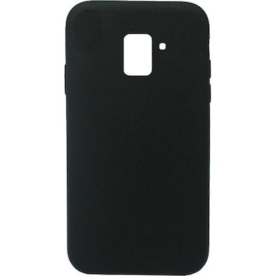 Θήκη Samsung Galaxy A8 Plus 2018 Σιλικόνης Tpu Litchi  -Μαύρο