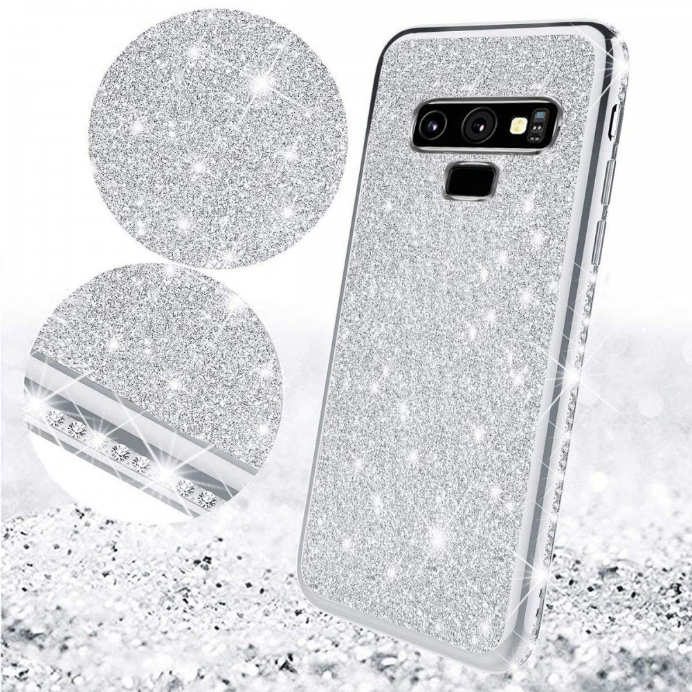 Θήκη Samsung Galaxy Note 9 Forcell Με Strass και Glitter Shine Cover Hard Case -Blue Θήκες Smartphone