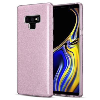 Θήκη Samsung Galaxy Note 9 Glitter Shine Cover Hard -Ροζ