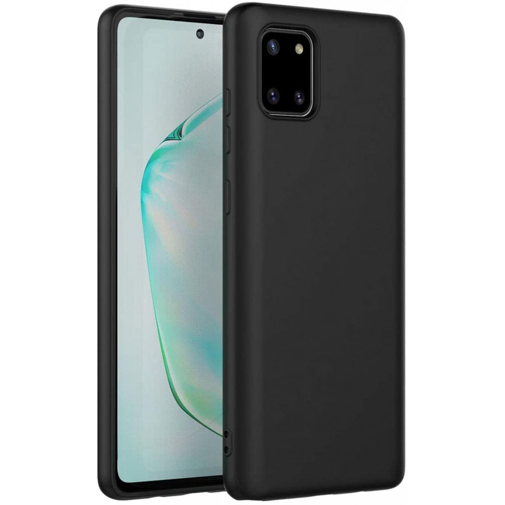 Θήκη Σιλικόνης Για Samsung Galaxy Note 10 Lite / A81 Soft Case 2.0mm –Μαύρο Θήκες Smartphone