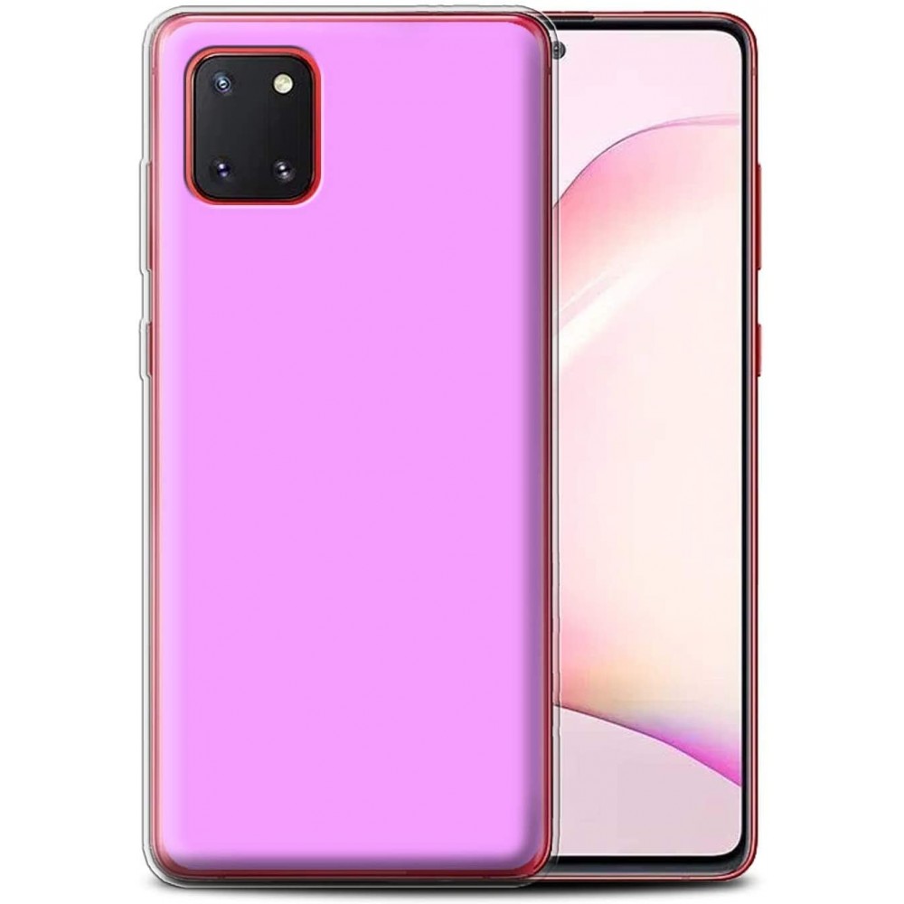 Θήκη Σιλικόνης Για Samsung Galaxy Note 10 Lite / A81 Soft Case 2.0mm –Φούξια Θήκες Smartphone
