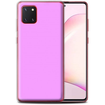 Θήκη Σιλικόνης Για Samsung Galaxy Note 10 Lite / A81 Soft Case 2.0mm –Φούξια