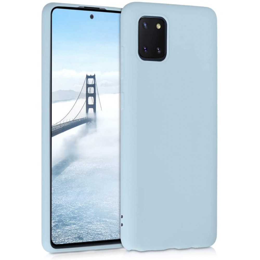 Θήκη Σιλικόνης Για Samsung Galaxy Note 10 Lite / A81 Soft Case 2.0mm –Γαλάζιο Θήκες Smartphone