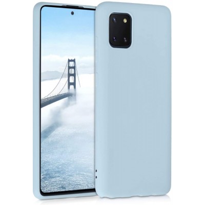Θήκη Σιλικόνης Για Samsung Galaxy Note 10 Lite / A81 Soft Case 2.0mm –Γαλάζιο