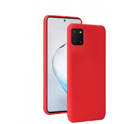 Θήκη Σιλικόνης Slim Fit Για Samsung Galaxy Note 10 Lite / A81 –Κόκκινο