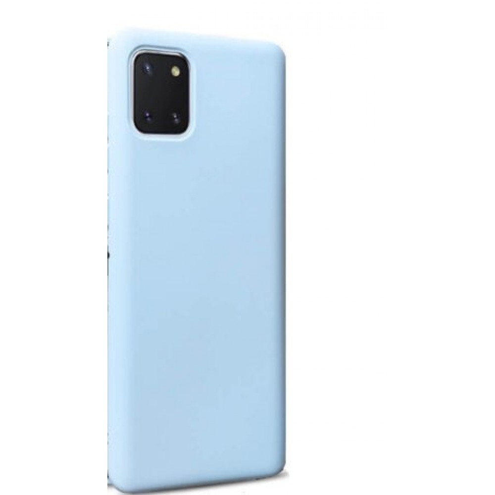 Θήκη Σιλικόνης Slim Fit Για Samsung Galaxy Note 10 Lite / A81 –Γαλάζιο Θήκες Smartphone