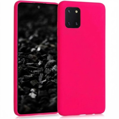 Θήκη Σιλικόνης Slim Fit Για Samsung Galaxy Note 10 Lite / A81 –Φούξια
