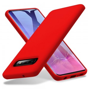 Θήκη Σιλικόνης Για Samsung Galaxy S10 Plus Soft Case 2.0mm –Κόκκινο Θήκες Smartphone