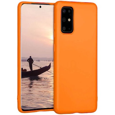 Θήκη Σιλικόνης Slim Fit Για Samsung Galaxy S20 Plus –Πορτοκαλί