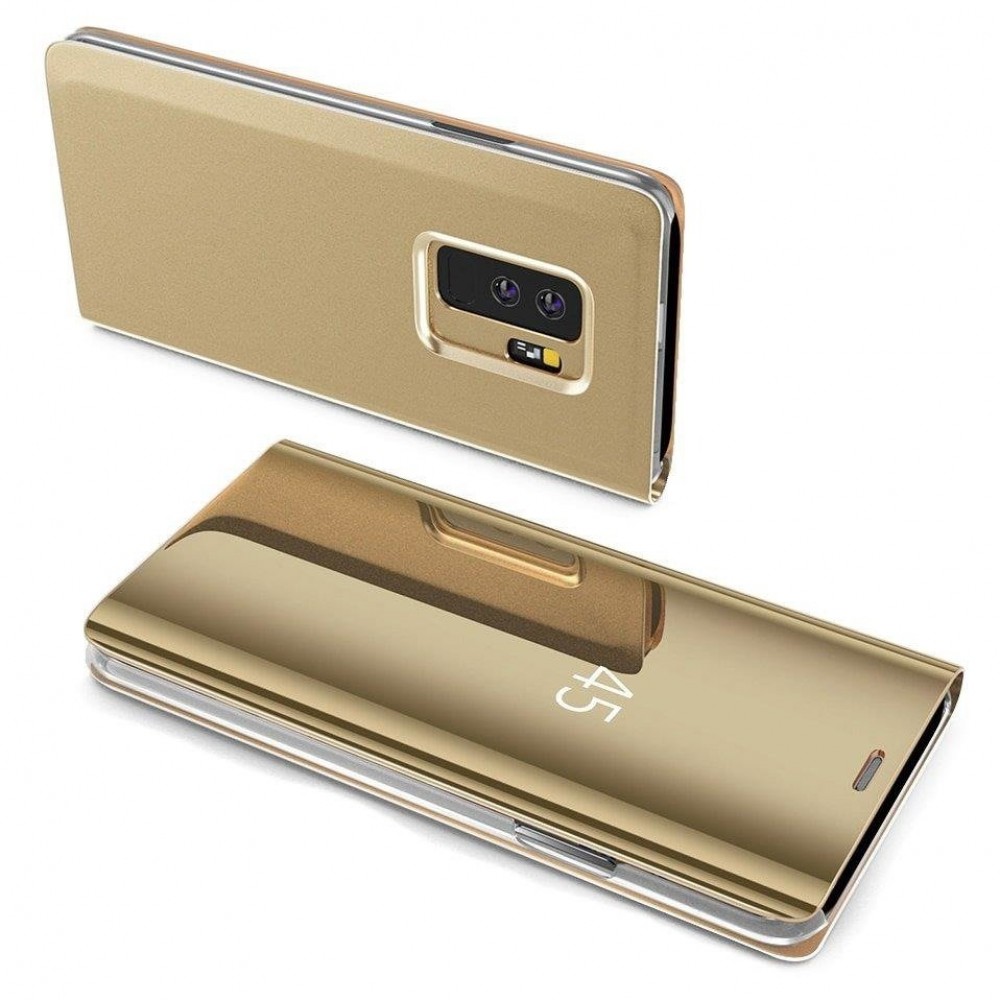 Θήκη Samsung Galaxy S22 Plus Smart Cover Clear View Standing Cover -Gold Θήκες Galaxy S22 Plus