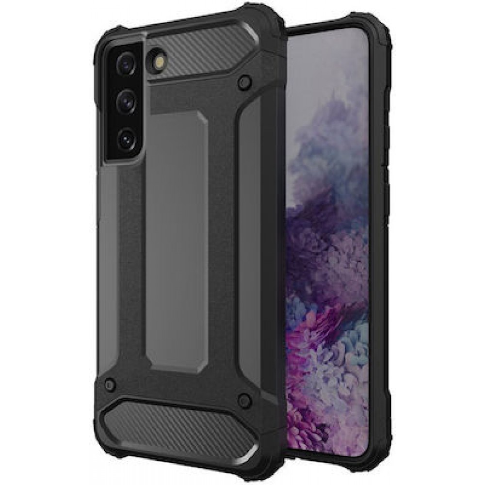 Θήκη Samsung Galaxy S22 Plus Terrapin Armor Με Carbon Design –Μαύρο Θήκες Galaxy S22 Plus