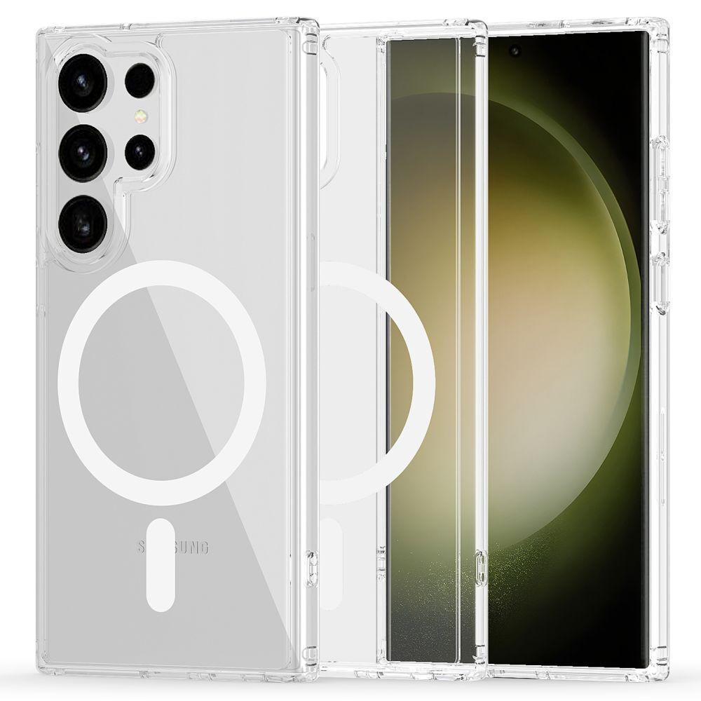Θήκη Samsung Galaxy S23 Ultra 5G MagSafe Σιλικόνης -Διάφανη Θήκες Smartphone