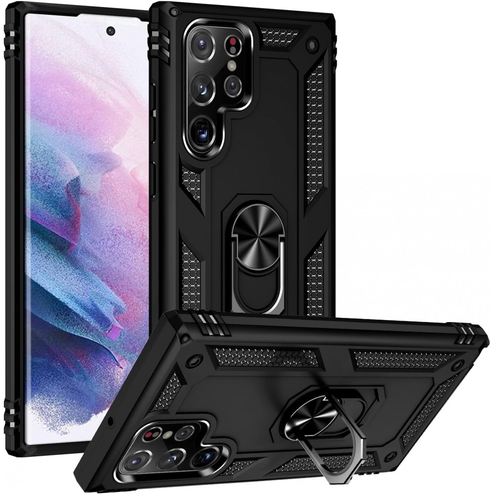 Θήκη Samsung Galaxy S23 Ultra 5G Rugged Armor Cover -Μαύρο Θήκες Smartphone